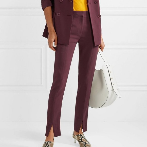 Tibi Pants - Tibi Beatle Split Hem Pants